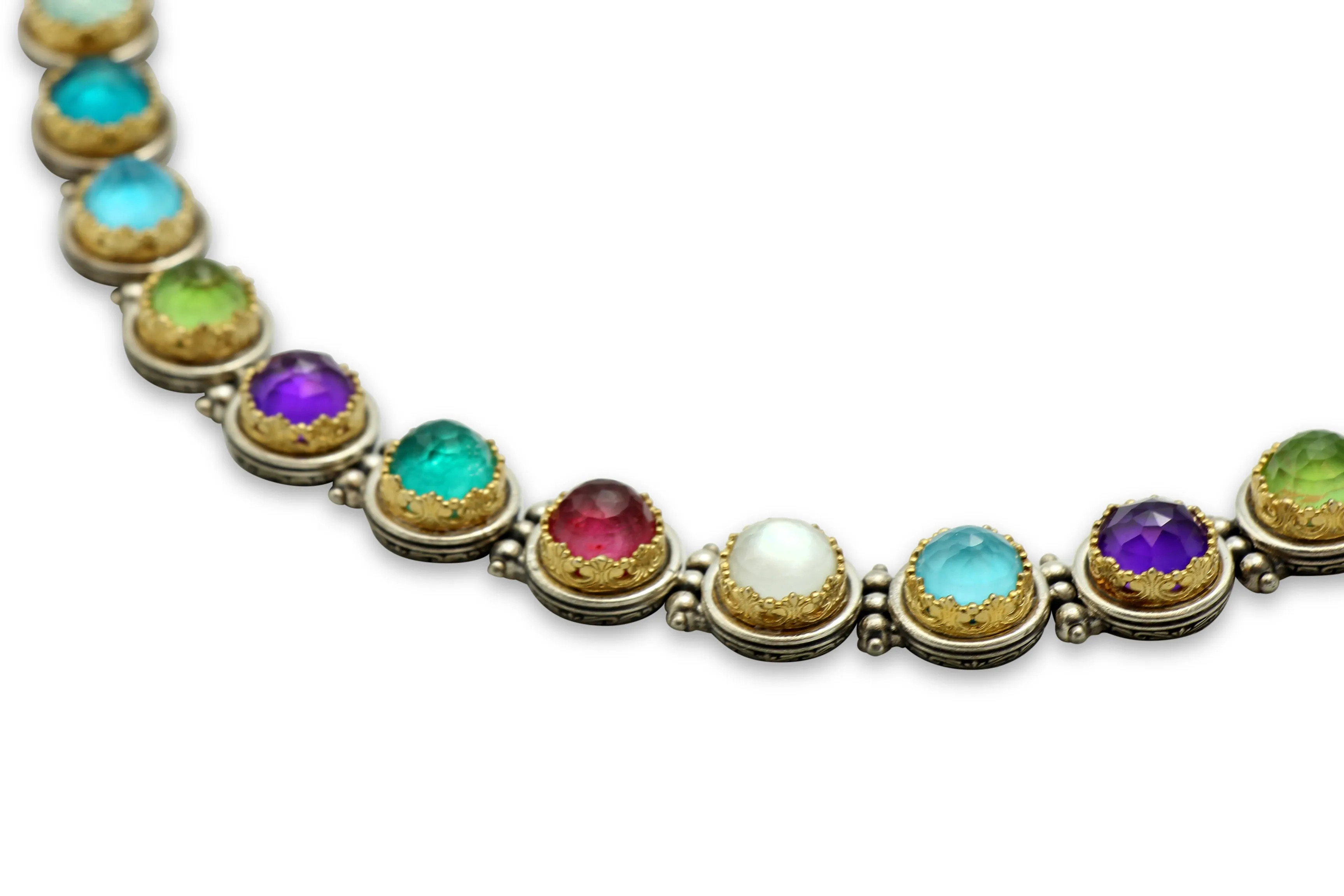 Karameles - Ambrosia Silver & Gold Necklace