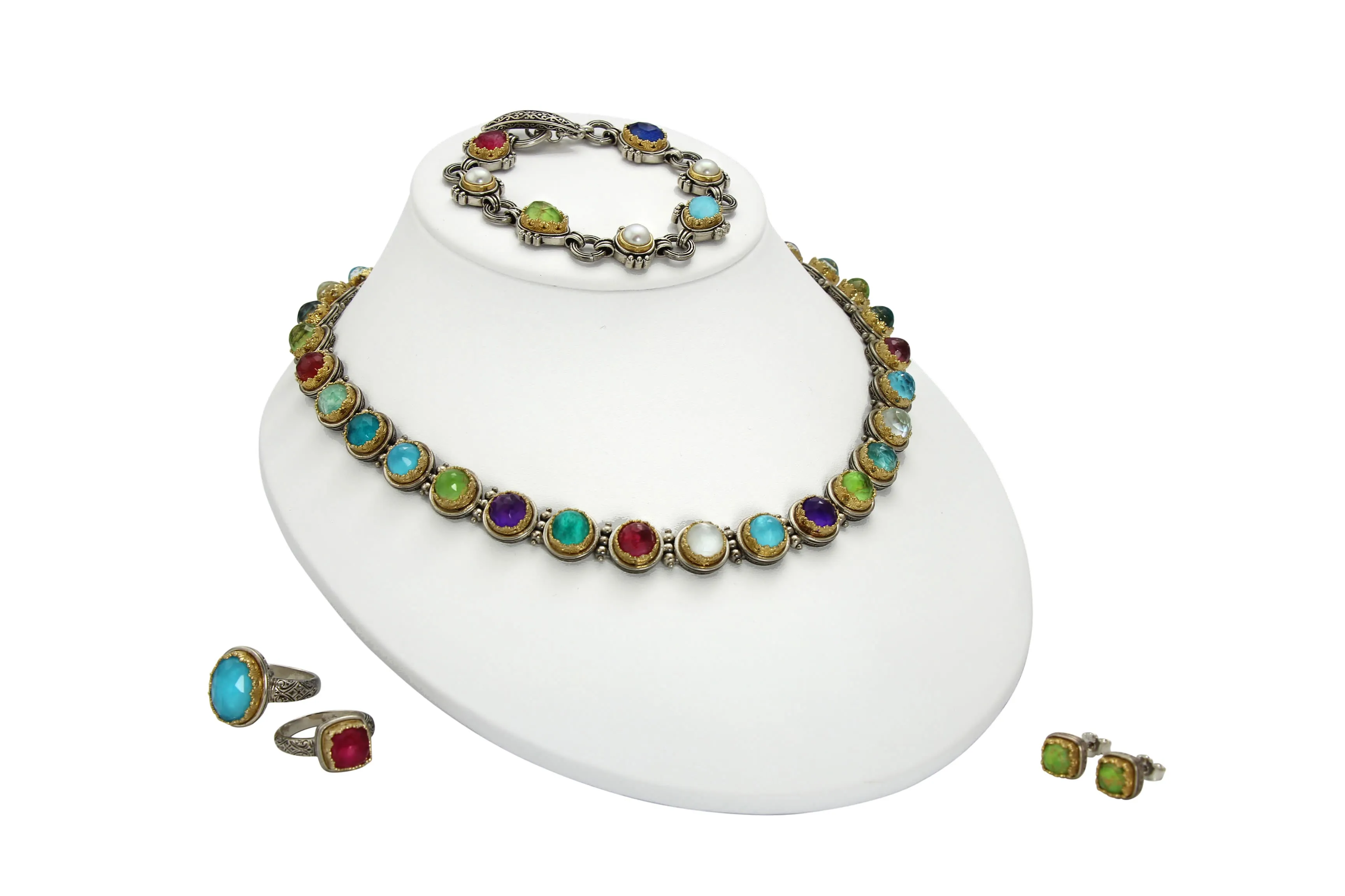 Karameles - Ambrosia Silver & Gold Necklace