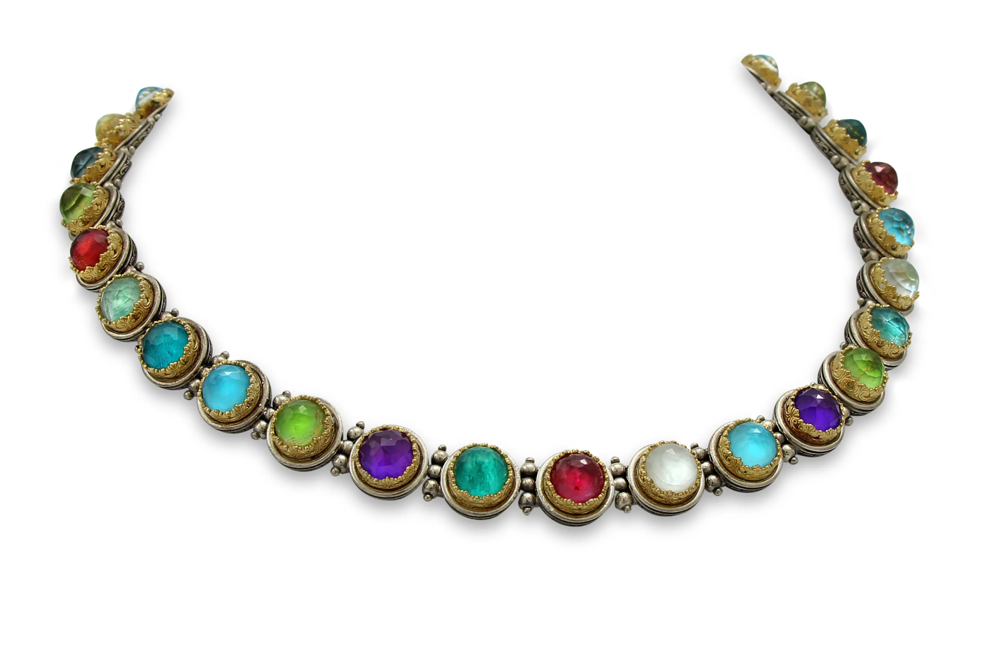 Karameles - Ambrosia Silver & Gold Necklace