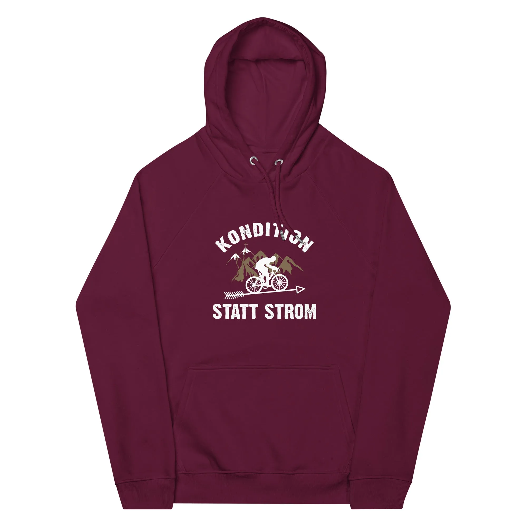 Kondition statt Strom - Unisex Premium Organic Hoodie