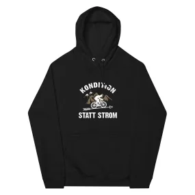 Kondition statt Strom - Unisex Premium Organic Hoodie