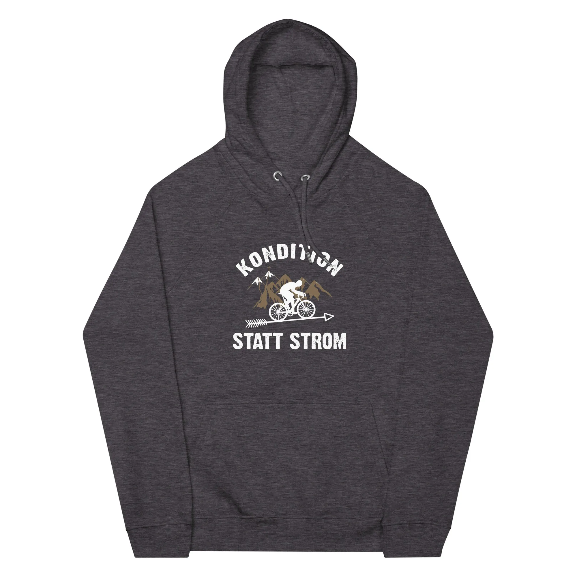 Kondition statt Strom - Unisex Premium Organic Hoodie