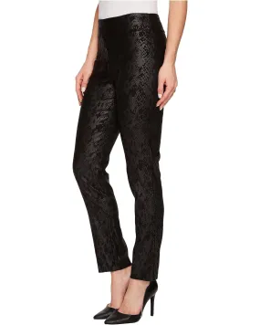 Krazy Larry Black Python Pull On Pant