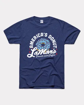 LaMar's Donuts and Coffee Navy T-Shirt