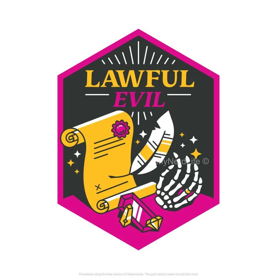 Lawful Evil - Enamel Pin