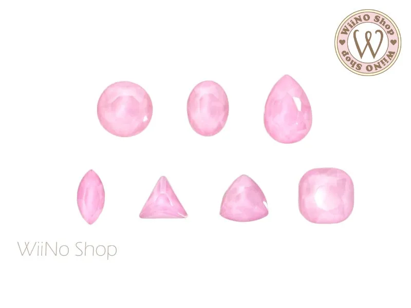 Light Pink Candy 3D Back Crystal - 5 pcs