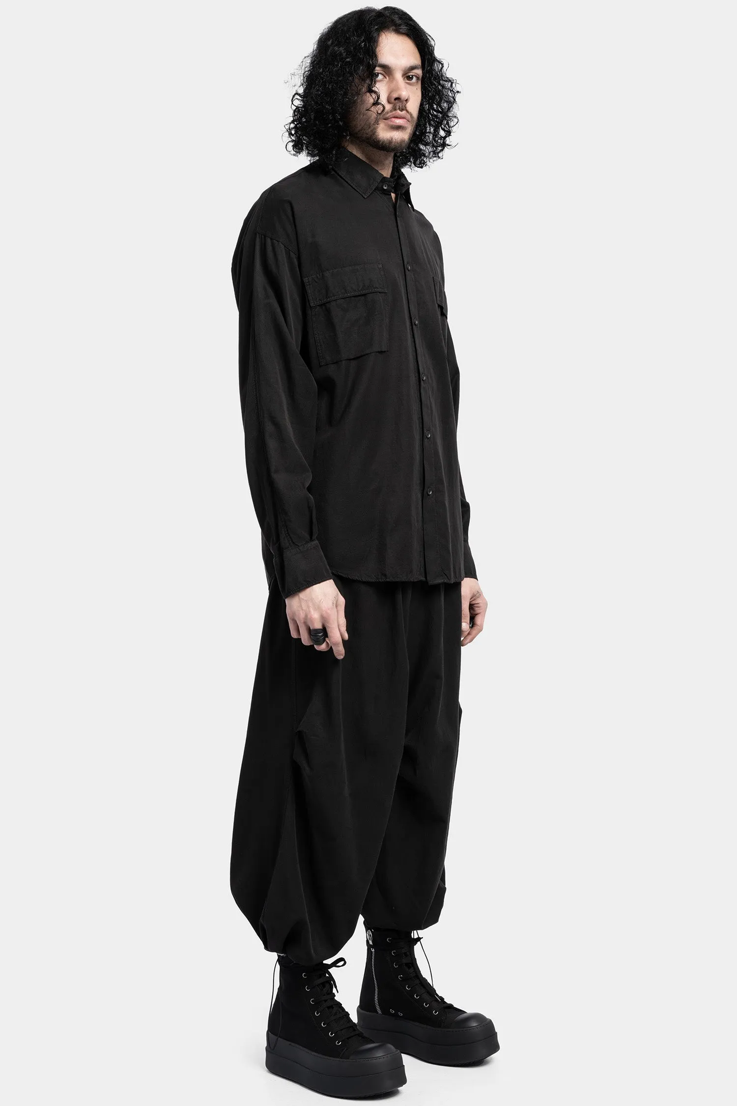 Lightweight oversized shirt