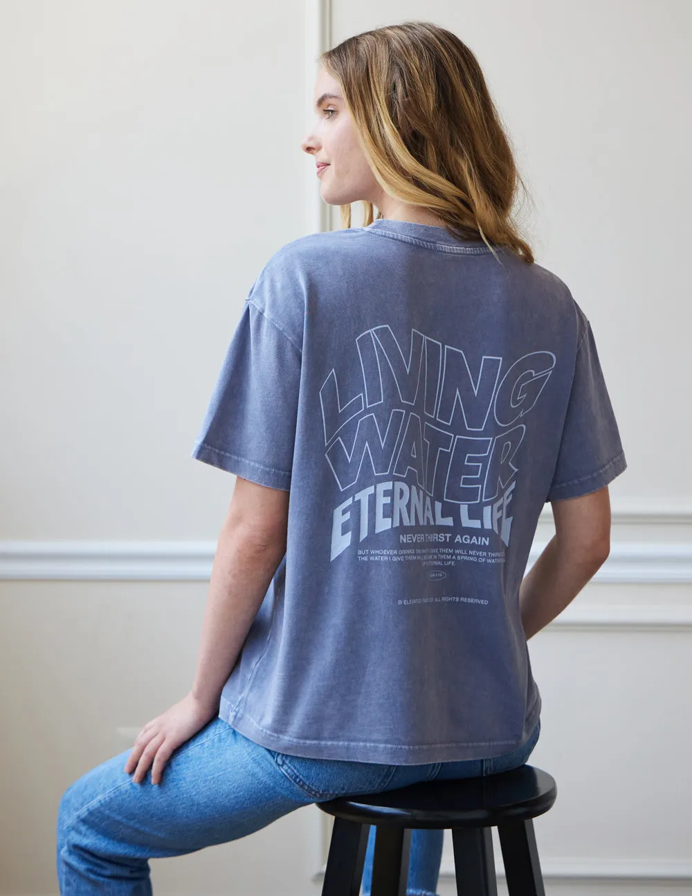 Living Water Blue Unisex Tee