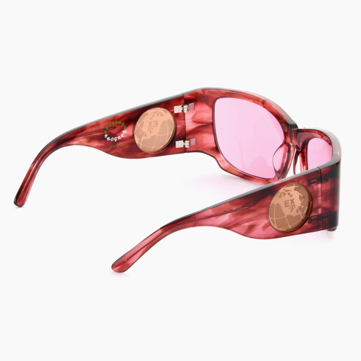 LIZZA x EXCHANGE PROGRAM SUNGLASSES RED ROSE