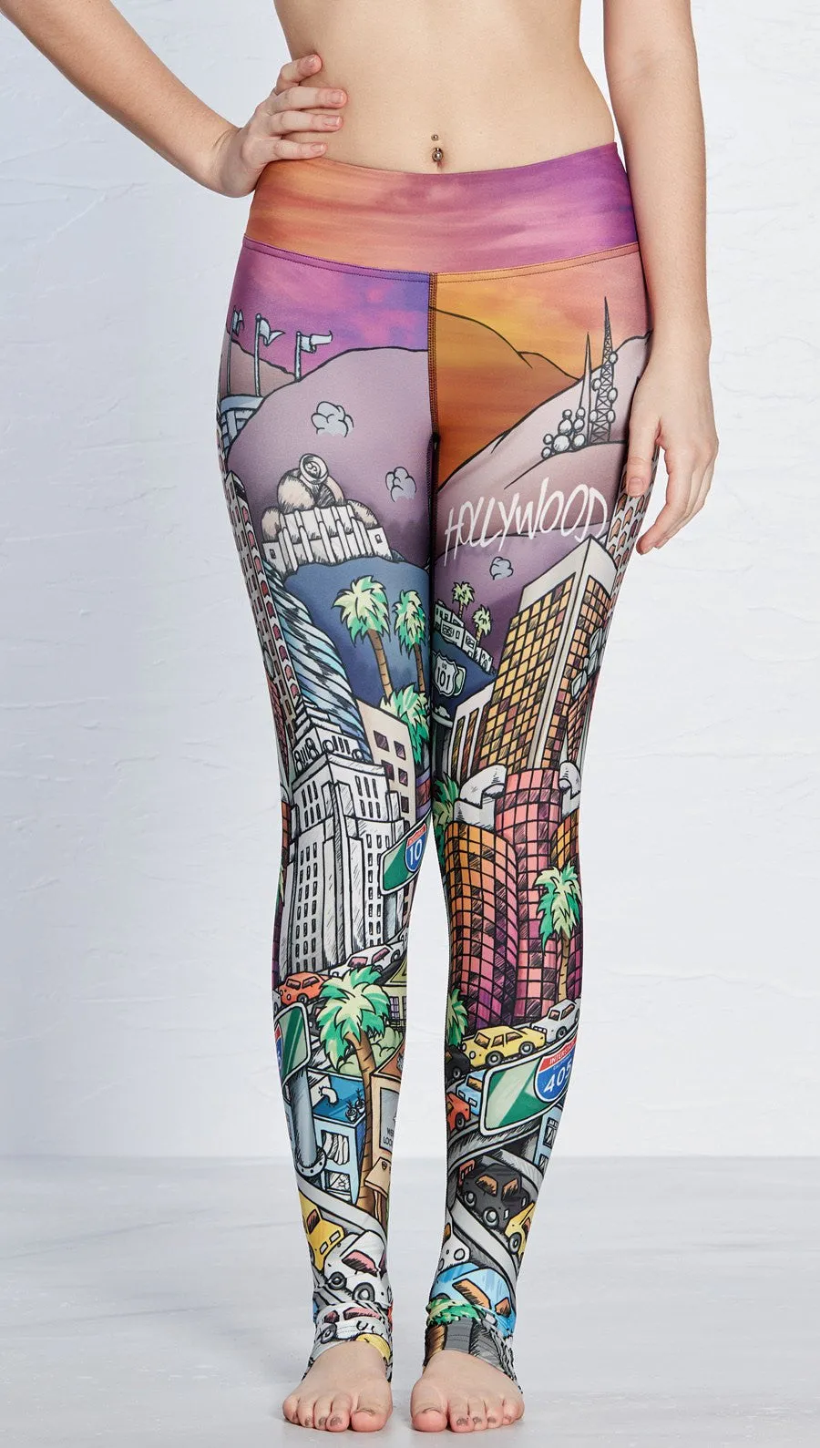 Los Angeles - Full Length Triathlon Leggings - CUSTOM ORDER