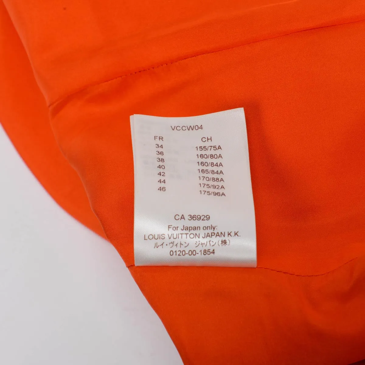 Louis Vuitton Orange Crepe V-Neck Paneled Dress FR 34