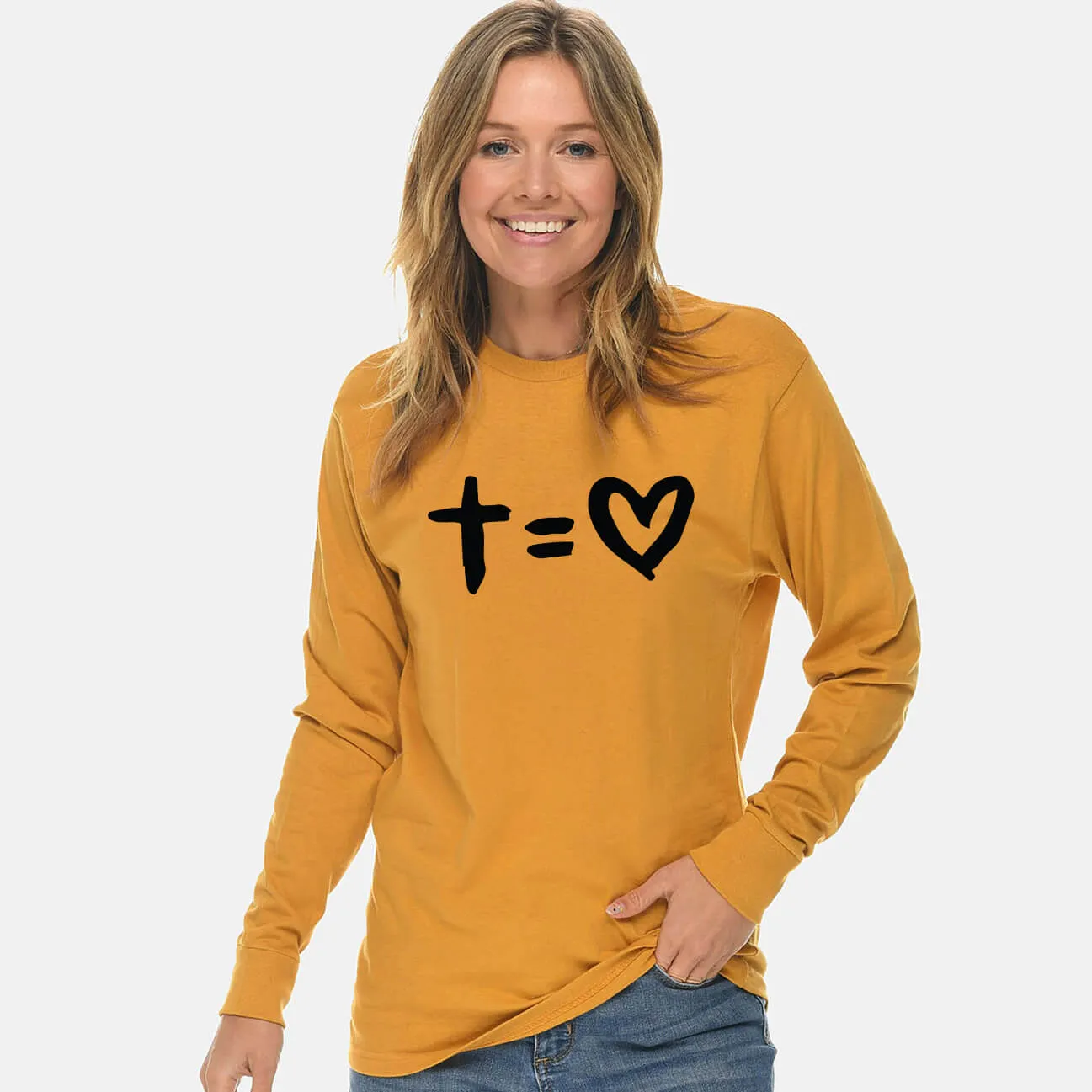 Love The Cross Unisex Long Sleeve T Shirt