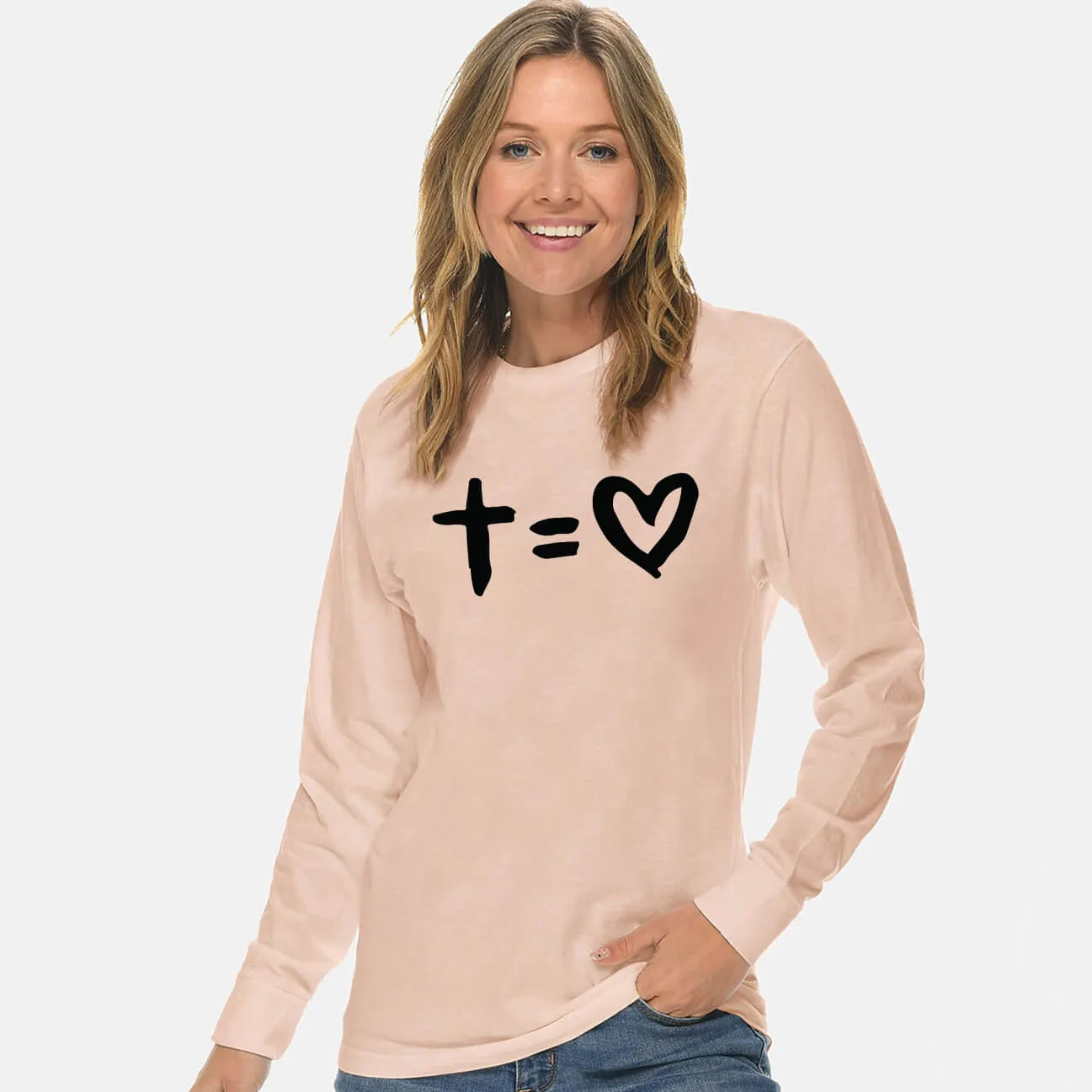 Love The Cross Unisex Long Sleeve T Shirt