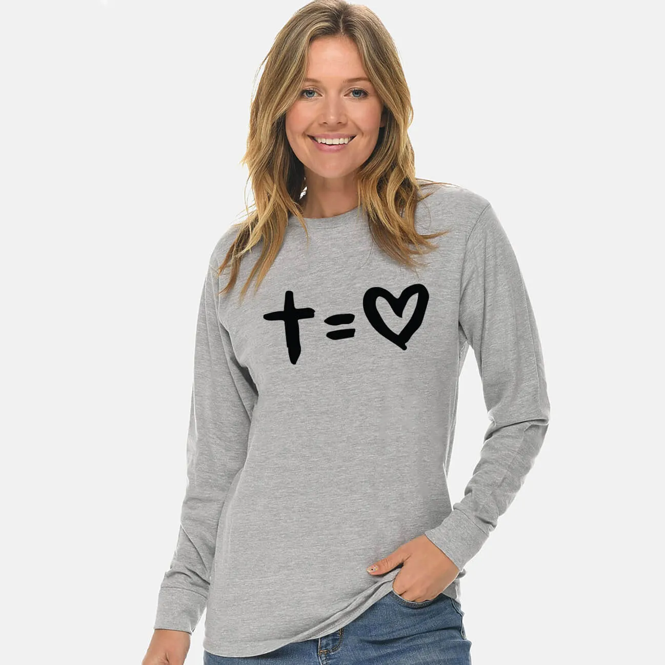 Love The Cross Unisex Long Sleeve T Shirt