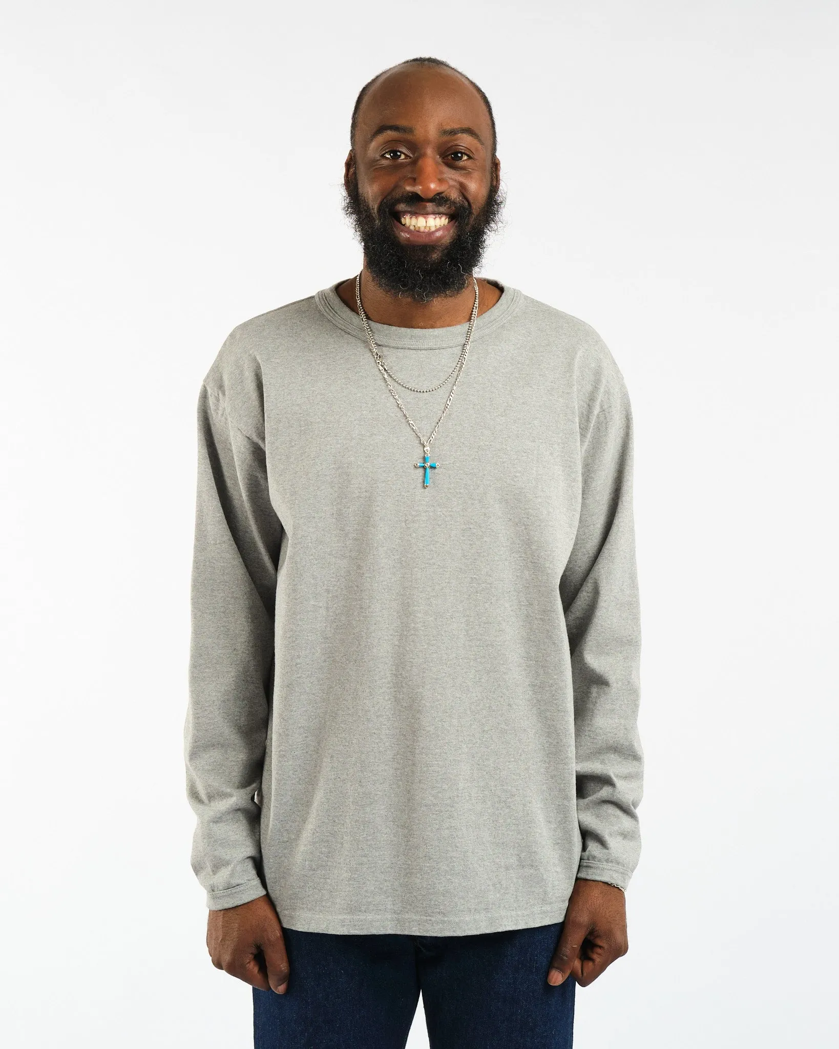 Makaha LS T-Shirt Hambledon Grey