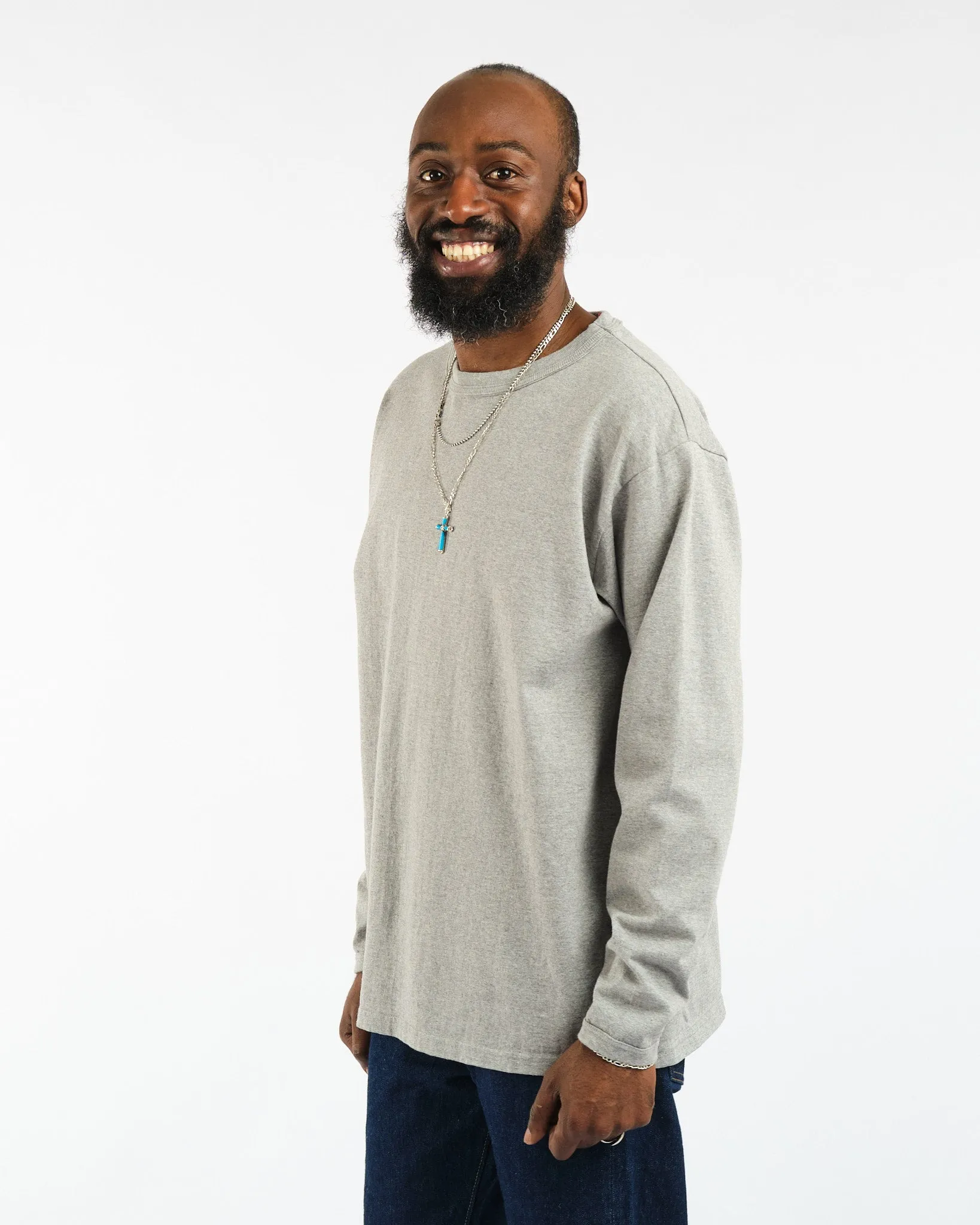 Makaha LS T-Shirt Hambledon Grey