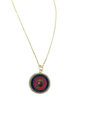 Marine Corp Pendant Necklace