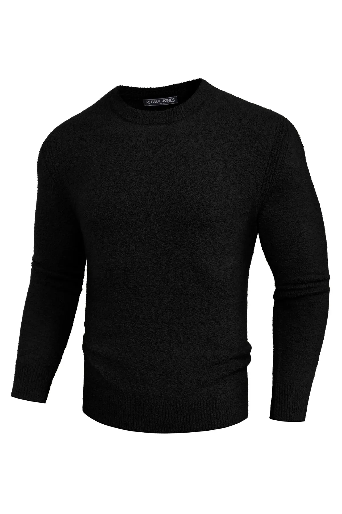 Men Ribbed Cuff Sweater Long Sleeve Crew Neck Pullover Knitwear