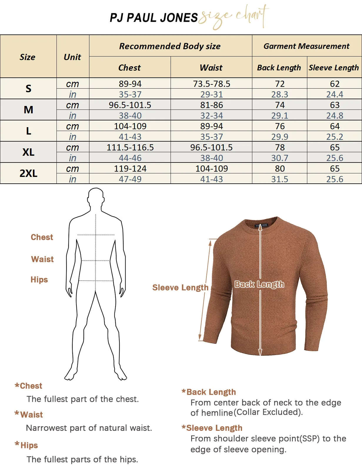 Men Ribbed Cuff Sweater Long Sleeve Crew Neck Pullover Knitwear