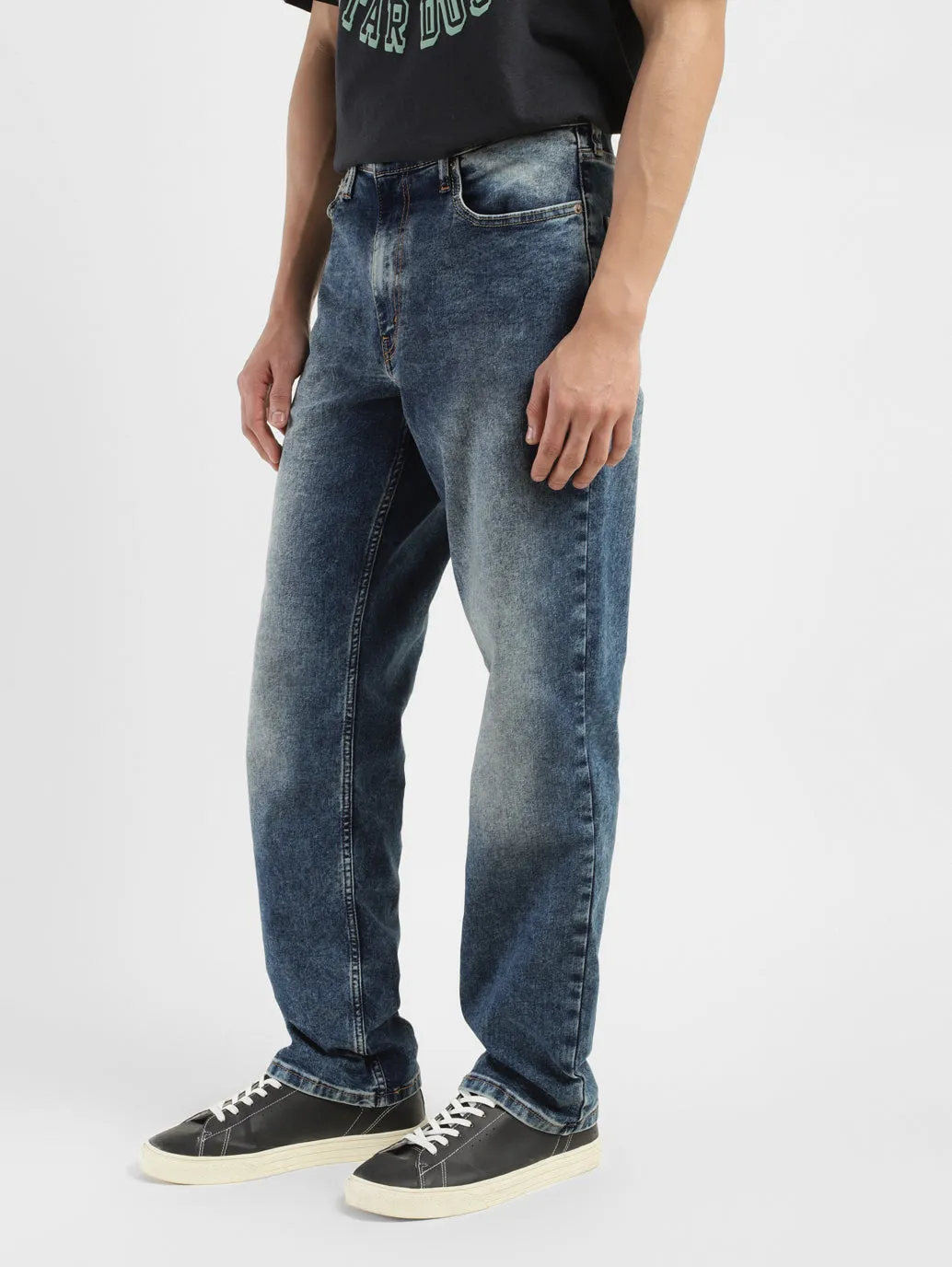 Men's 550 Blue Relaxed Fit Jeans