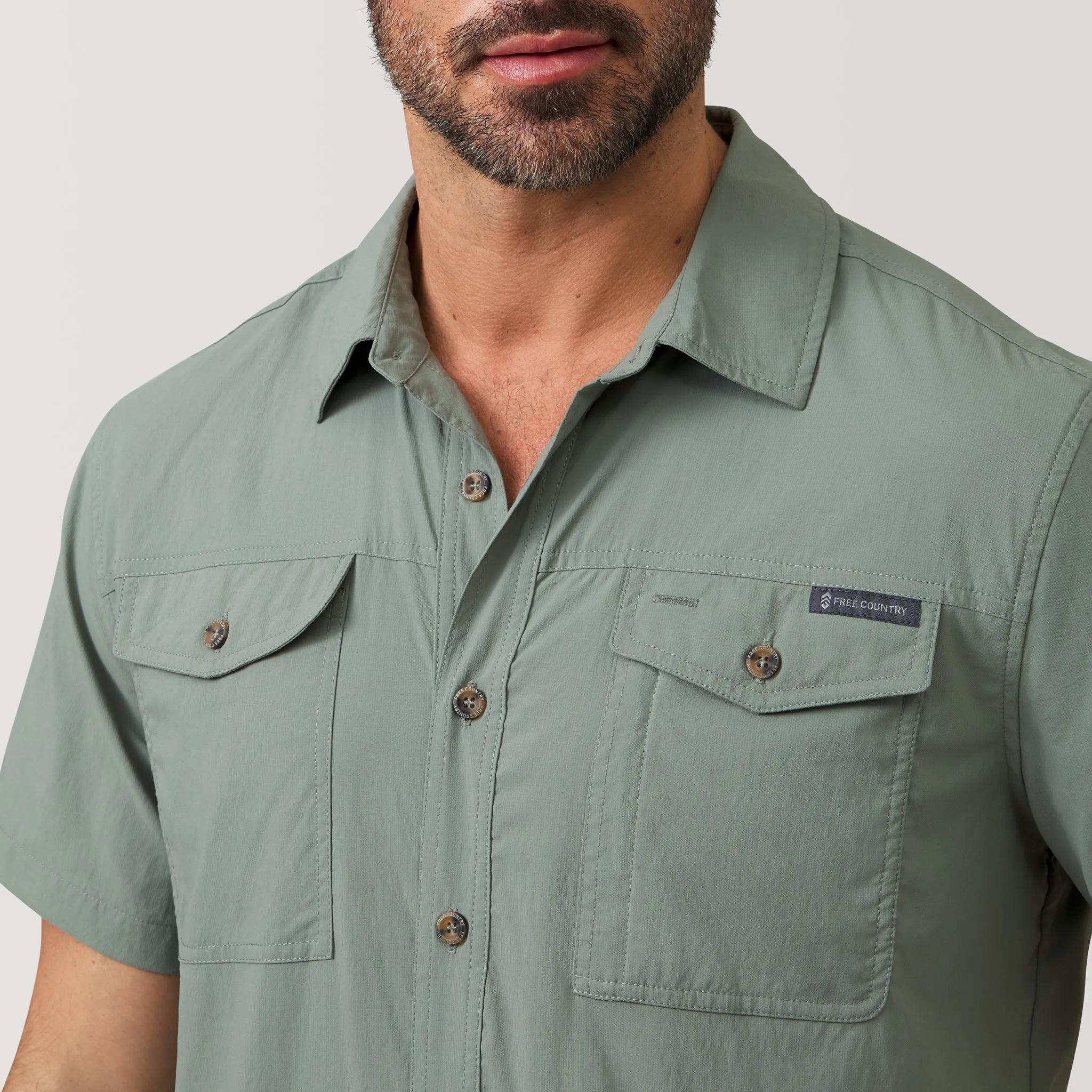 Men's Expedition Nylon Rip-Stop Short Sleeve Shirt