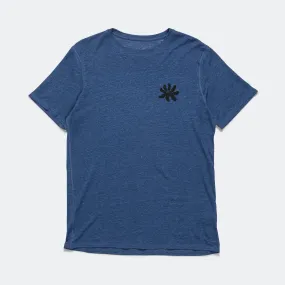 Mens Sukha Short Sleeve T-Shirt - Ocean Blue