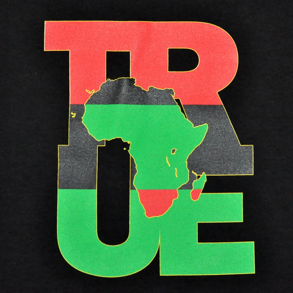 Mens True Logo Africa T-Shirt Black