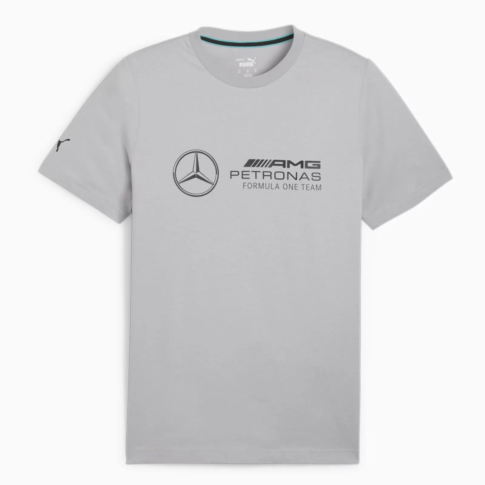 Mercedes AMG MAPF1 Men's Logo T-Shirt by Puma - Silver