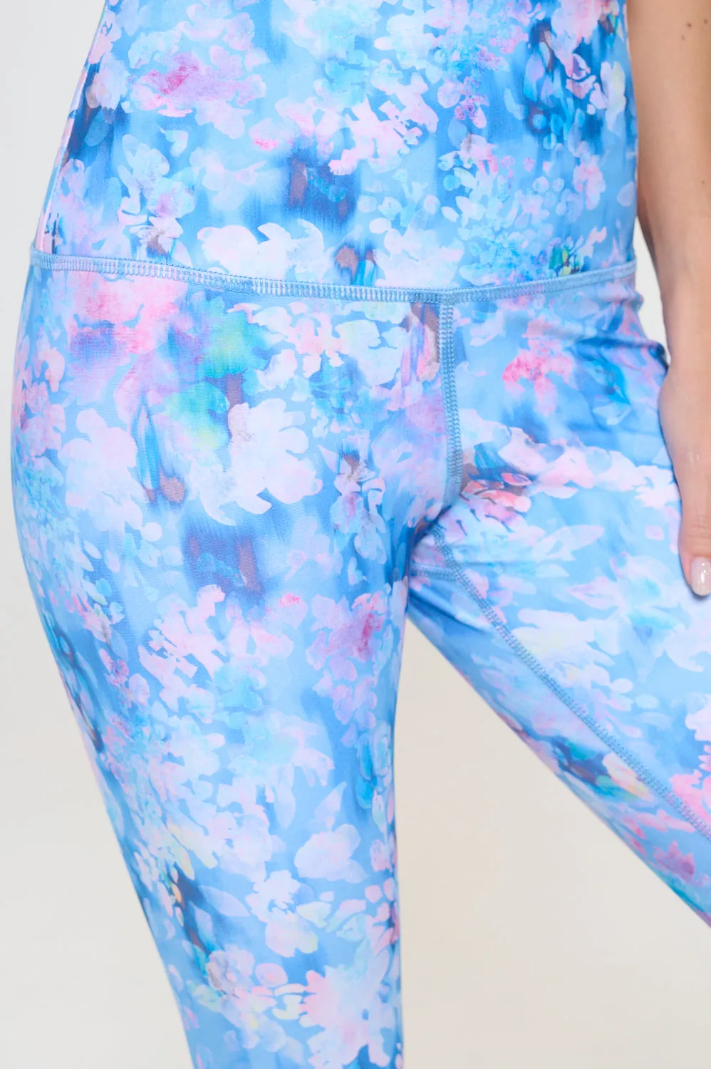 Mia -  Blurred Blossom - 7/8 Legging (High-Waist) - LIMITED EDITION