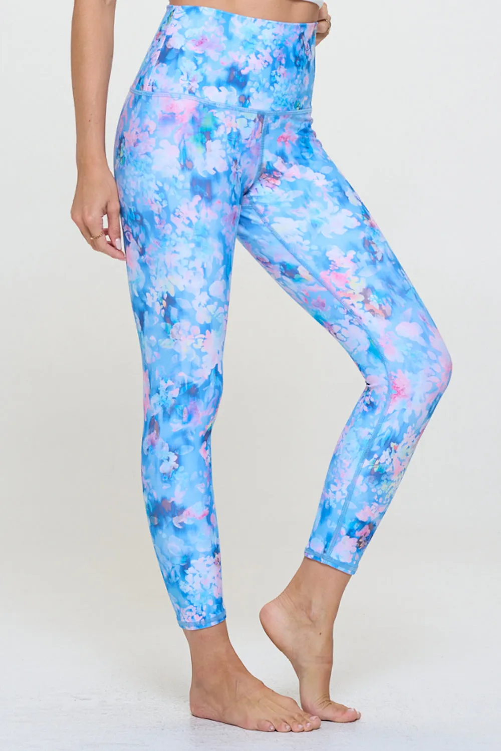 Mia -  Blurred Blossom - 7/8 Legging (High-Waist) - LIMITED EDITION