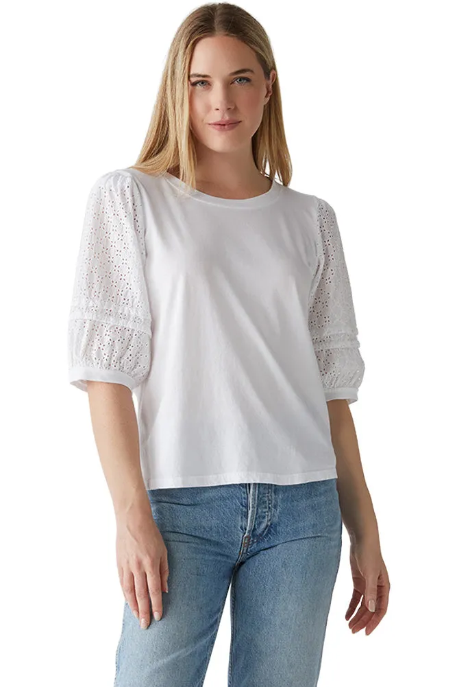 Michael Stars Maisie Eyelet Top