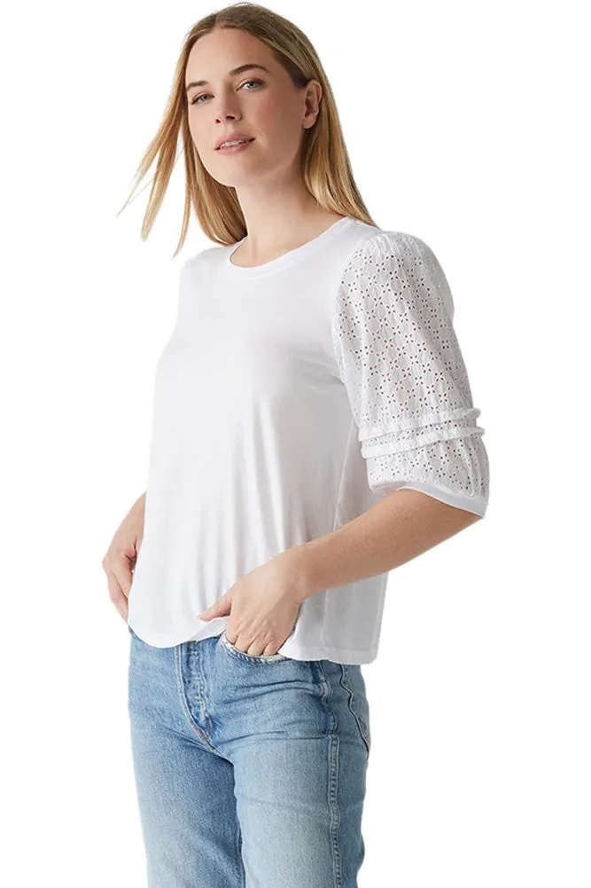 Michael Stars Maisie Eyelet Top