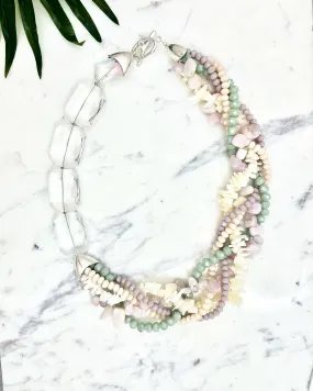 mingle necklace - pastel mix