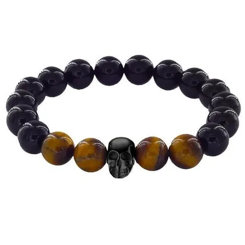 Mister Annum Plus Bead Bracelet - Onyx & Tiger