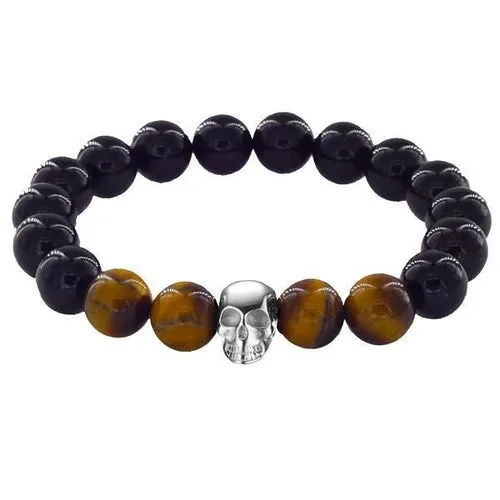 Mister Annum Plus Bead Bracelet - Onyx & Tiger