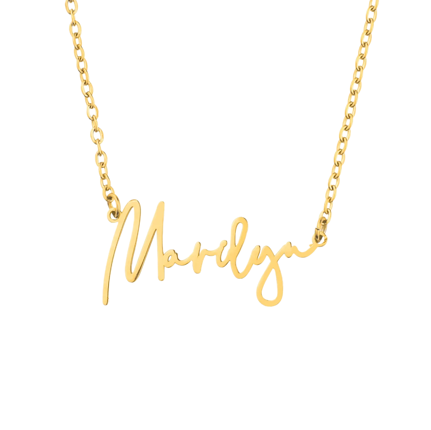 Monroe Name Necklace