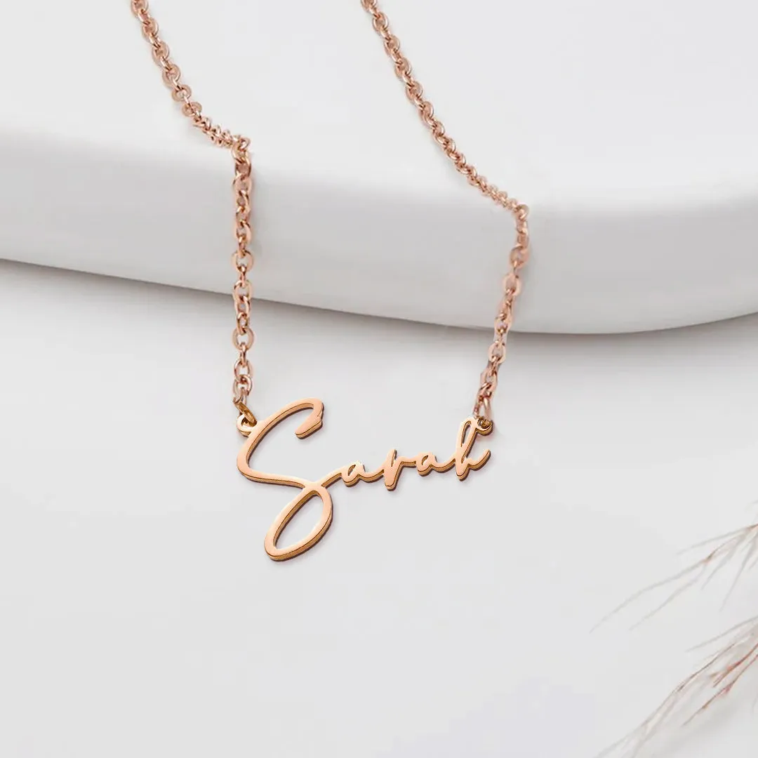 Monroe Name Necklace