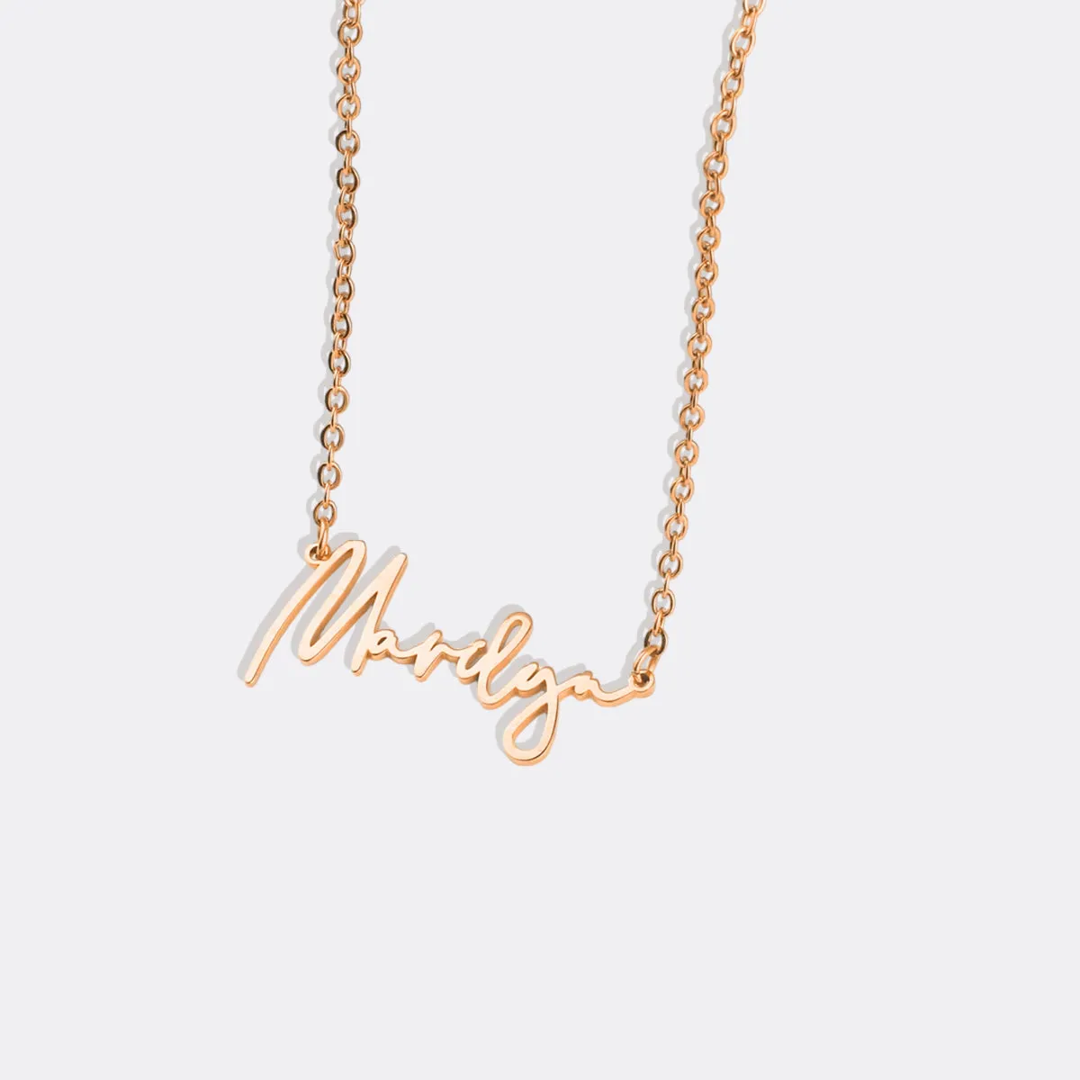 Monroe Name Necklace