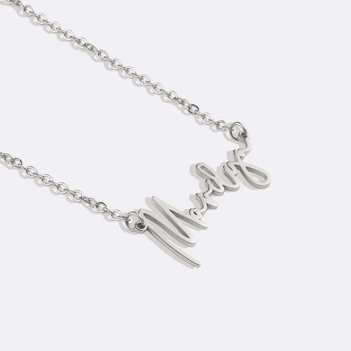 Monroe Name Necklace