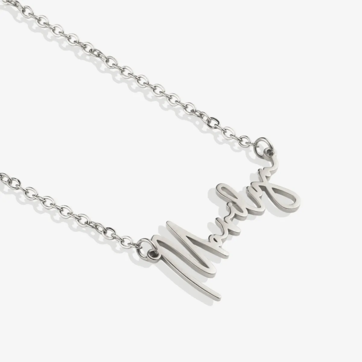 Monroe Name Necklace