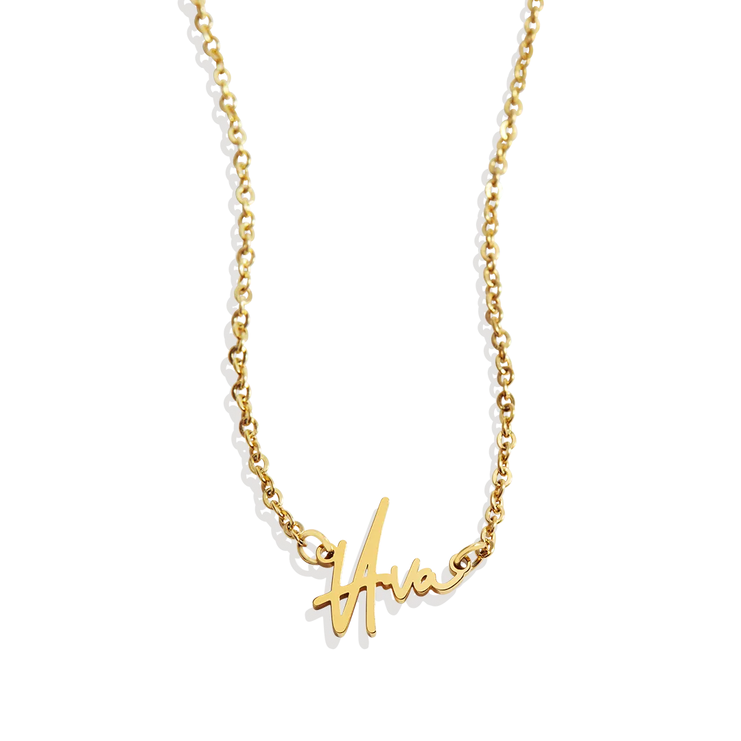 Monroe Name Necklace