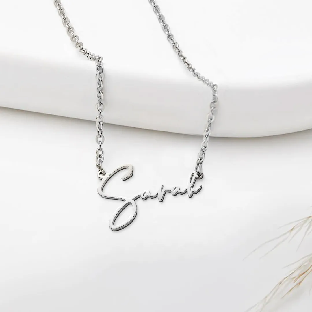 Monroe Name Necklace