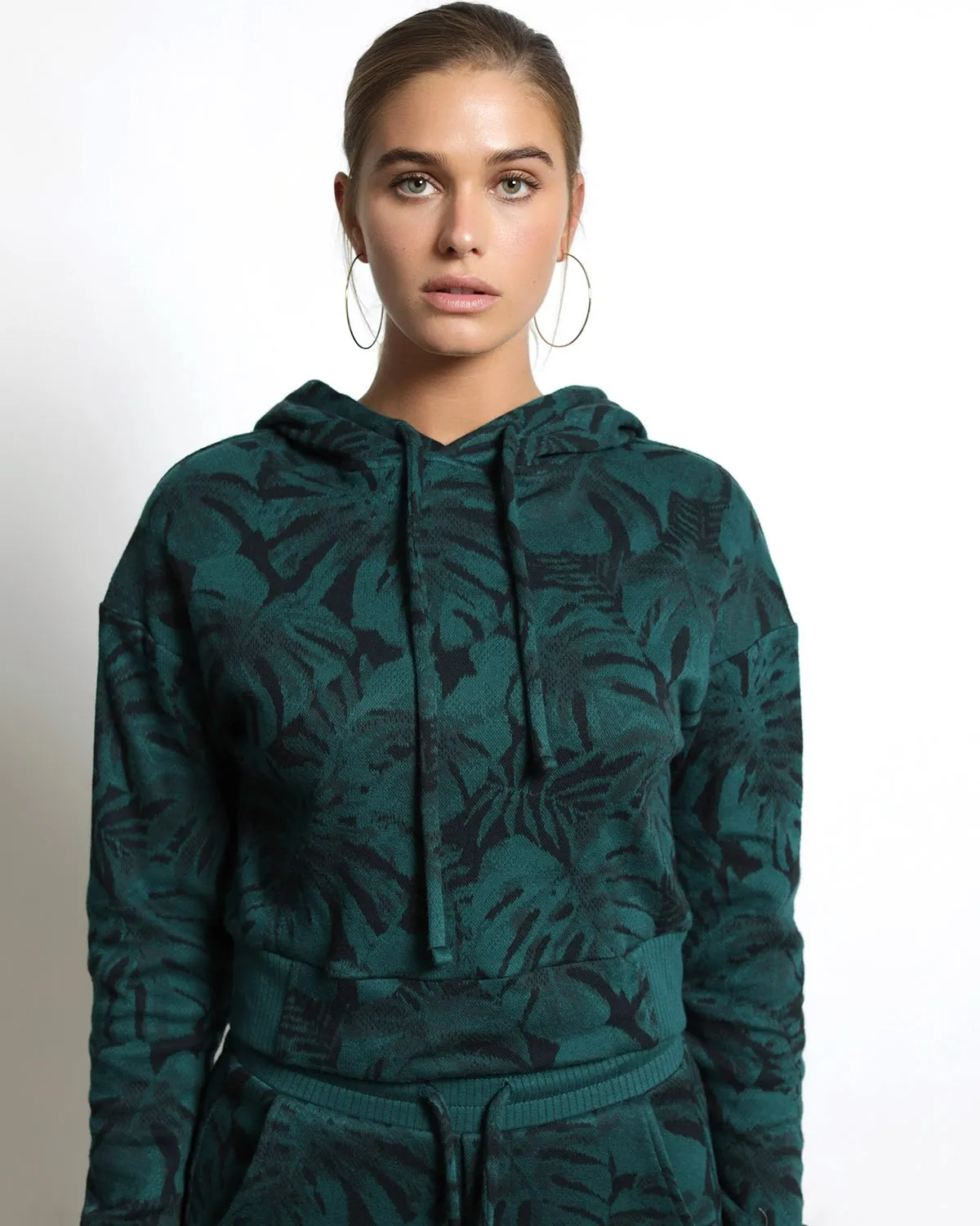 Monstera Hyper Reality Knit Hoodie (FINAL SALE)