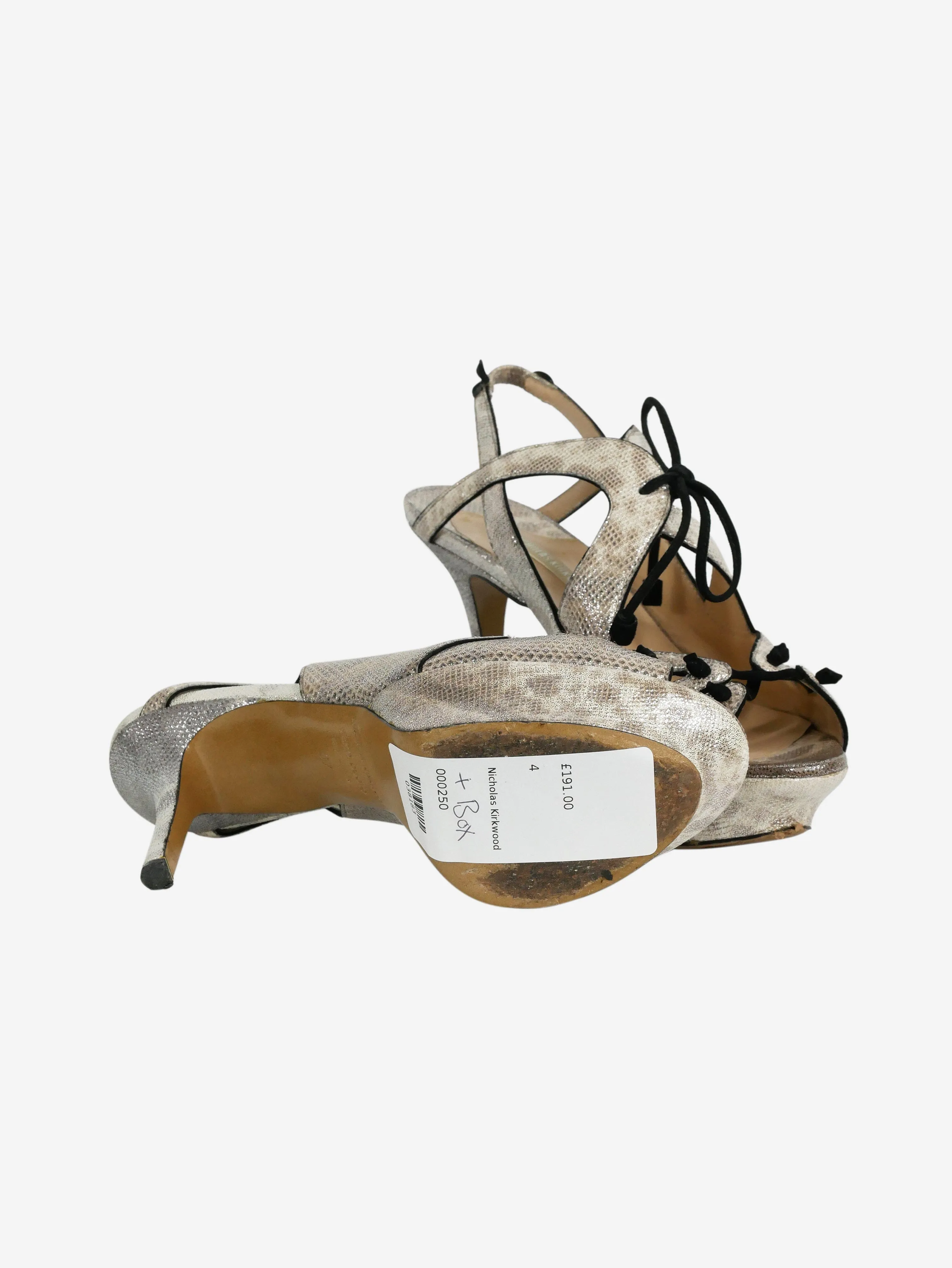 Neutral sandal heels - size EU 38