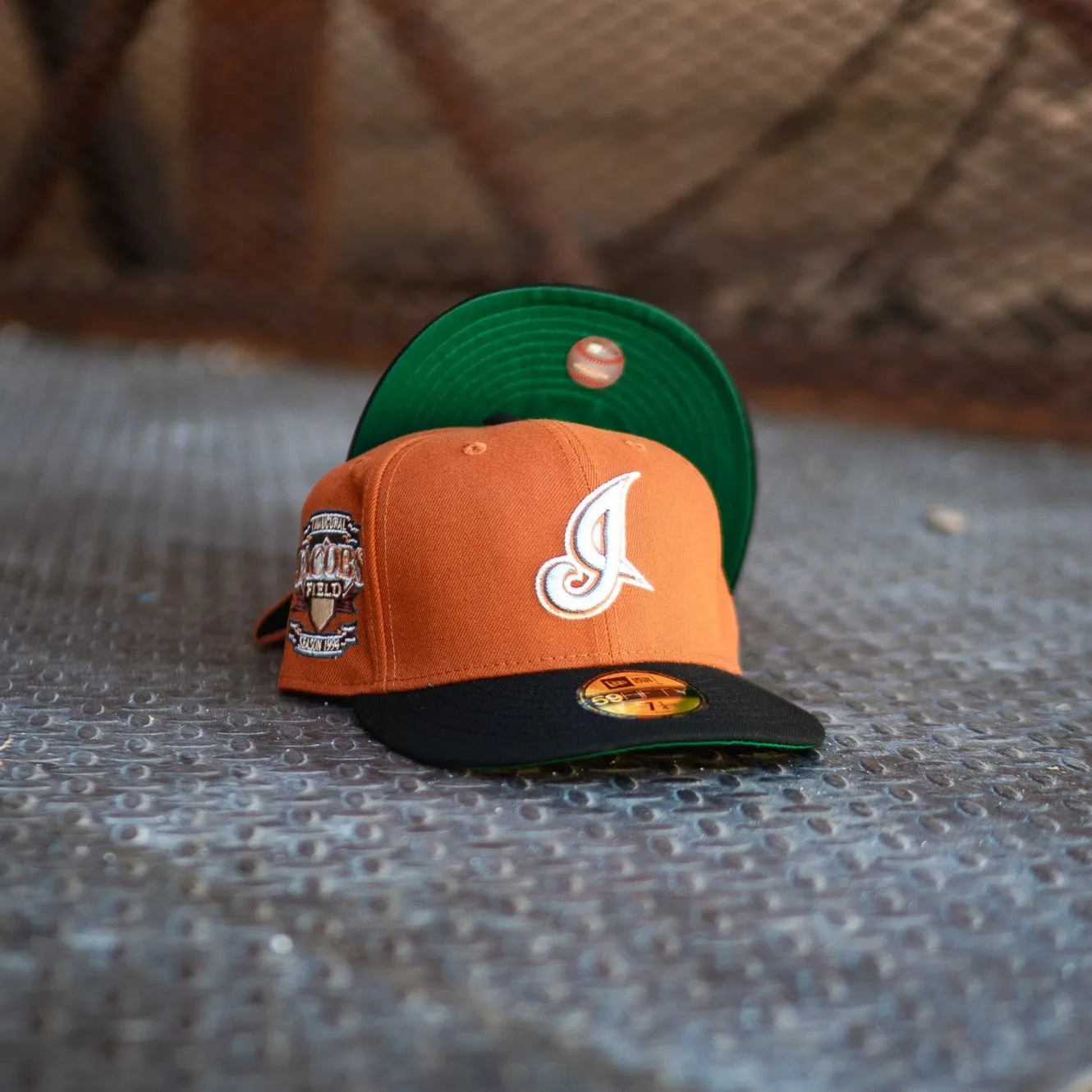 New Era Cleveland Indians Jacobs Field Green UV (Rust Orange/Black)