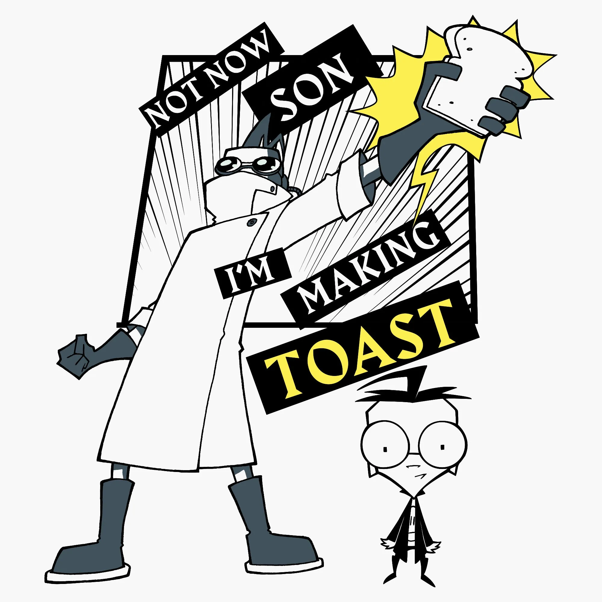 Nickelodeon - Invader Zim Dib Toast Tee