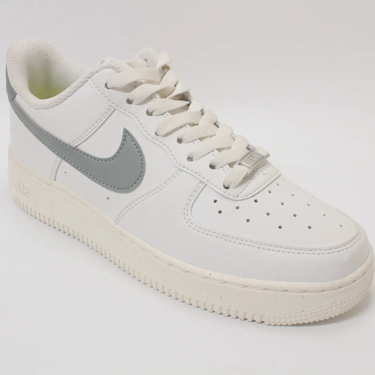 Nike Air Force 1 07 Summit White Mica Green Sail Trainers