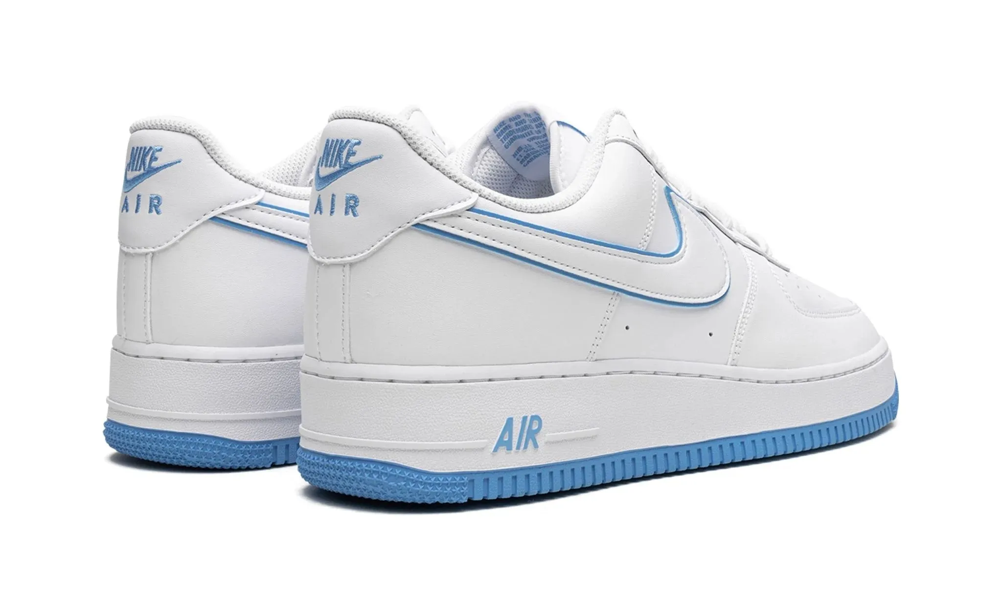 NIKE AIR FORCE 1 LOW WHITE UNIVERSITY BLUE SOLE