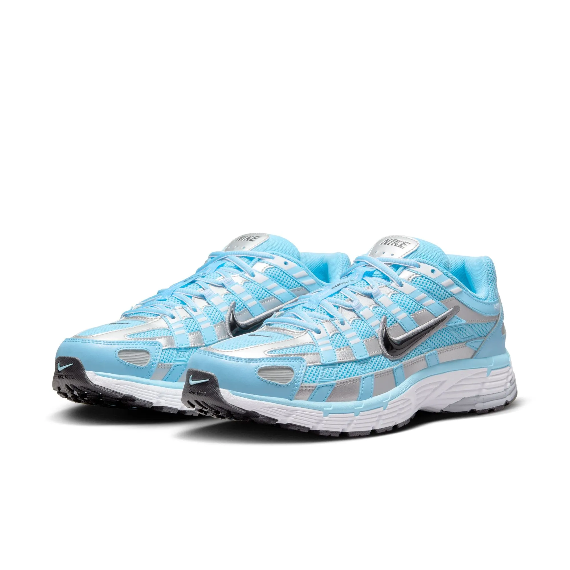 NIKE P-6000 - AQUARIUS BLUE/BLACK-METALLIC SILVER