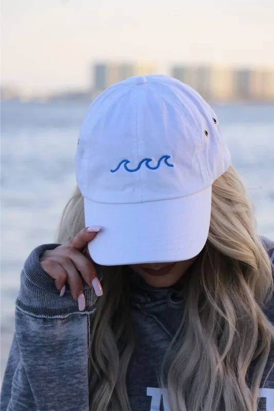 Ocean Wave Vintage Hat